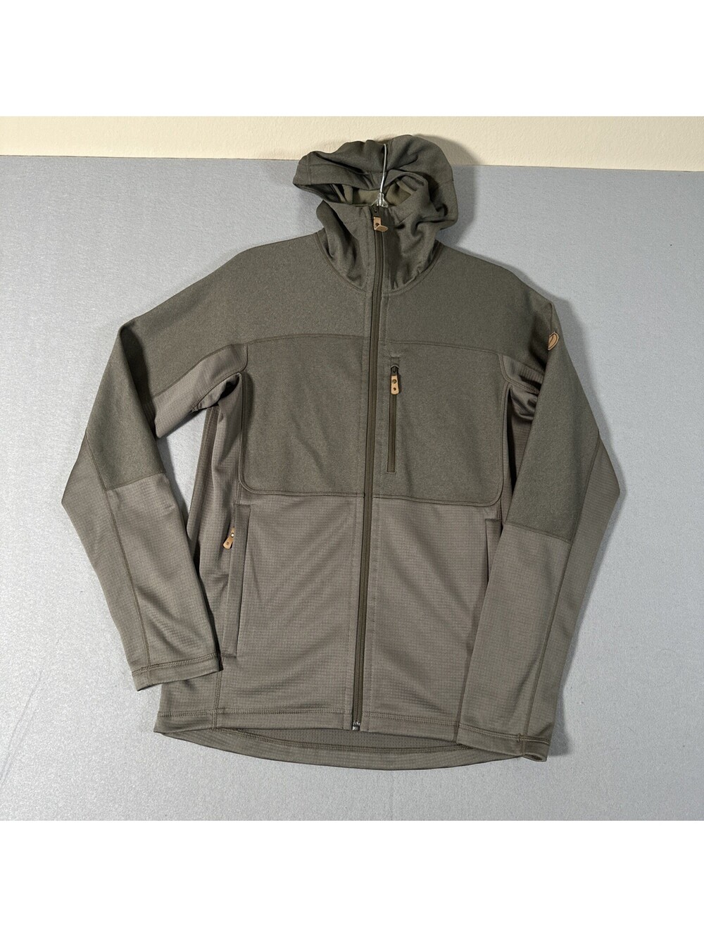 Fjallraven Fjällräven Abisko Trail Fleece Jacket Hoodie Medium Green Gray